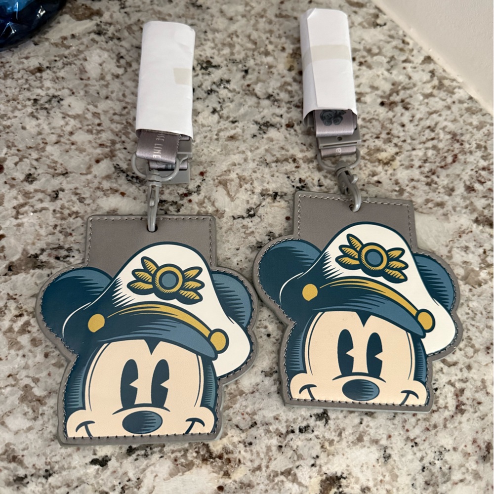 Disney Cruise Line Mickey Mouse Sailor Lanyard - Blue and Gray